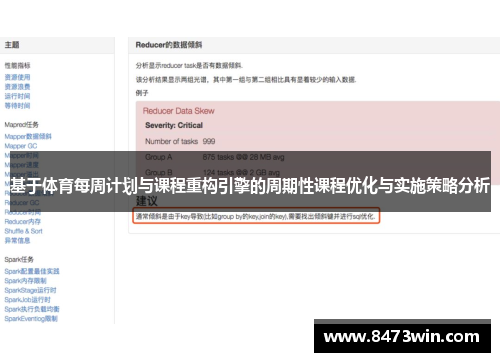 基于体育每周计划与课程重构引擎的周期性课程优化与实施策略分析